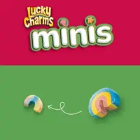 Сухий сніданок Lucky Charms Minis Cereal with Marshmallows Family Size 527г
