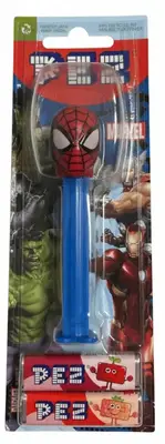 Диспенсер із цукерками Pez Marvel Collection Людина павук 17г (8562) фото 1