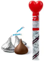 Шоколадні цукерки Hershey's Kisses Heart Cane Milk Chocolate Tubes 63.5г