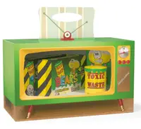 Подарунковий набір цукерок Toxic Waste TV Night Gift Box кислі 212 г.