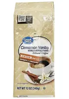 Мелена кава Great Value Cinnamon Vanilla Ground Coffee 340г