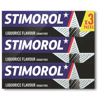Жуйки Stimorol Liquorice Sugar Free 3x10st (2780) фото 1