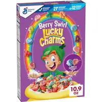 Сухий сніданок Lucky Charms Berry Swirl з маршмелоу, 308г