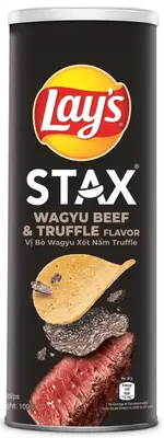 Чіпси Lay's Stax Wagyu Beef &amp; Truffle 100г (10652) фото 1
