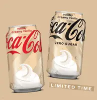 Напиток Coca-Cola Zero Sugar Holiday Creamy Vanilla 355мл