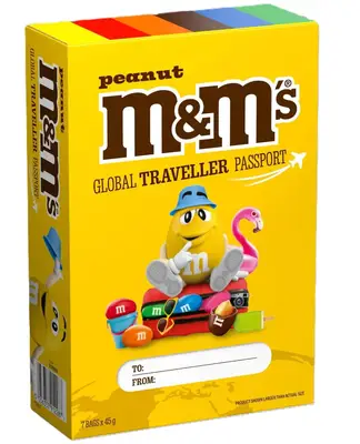 Драже M&amp;M's Peanut Passport 7 x 45г (8068) фото 1