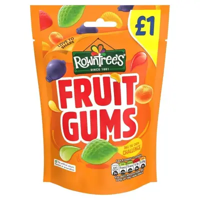 Желейки Rowntrees Fruit Gums 120g (5035) фото 1