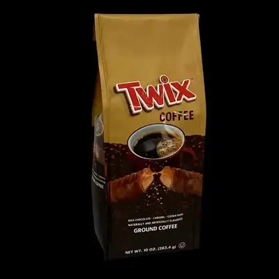 Мелена кава Twix Milk Chocolate зі смаком паличок твікс 283 г. (6533) фото 1