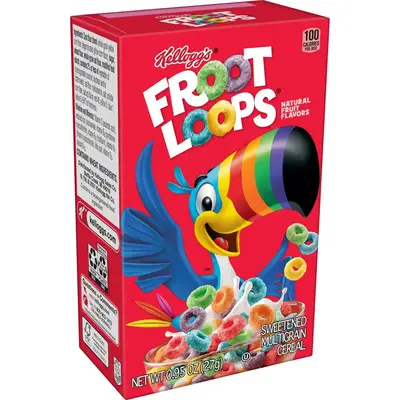 Сухий сніданок Kellogg’s Froot Loops 27г (7108) фото 1