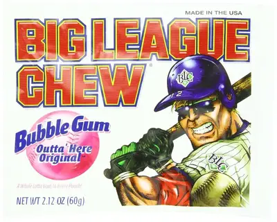 Жевательная резинка The Official Big League Chew Original Bubble Gum 60 г (7386) фото 1