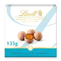 Шоколадные трюфели Lindt Master Chocolatier Salted Caramel Truffles Box с соленой карамелью 135 г.