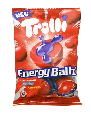 Жувальні цукерки Trolli Energy Balls Jelly Pops 75г (9096) фото 1