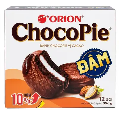 Тістечка Orion ChocoPie Cacao 12шт, 396г (12067) фото 1