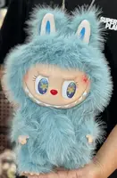 Большая игрушка Лабубу Pop Mart Labubu The Monsters Zimomo Blue голубой 38 см.