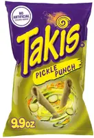 Гострі чипси Takis Pickle Punch Rolled Tortilla Chips 281г