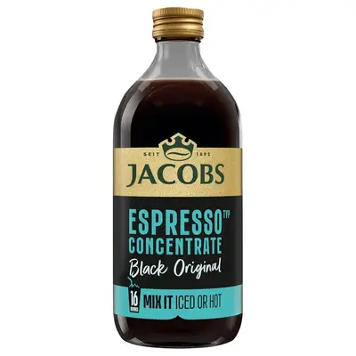 Концентрат кофе Jacobs Espresso Concentrate Black Original Sugar Free 485мл (11750) фото 1