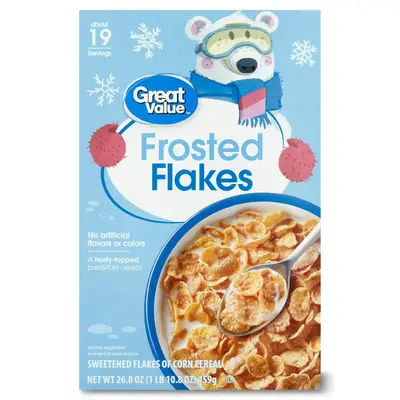 Пластівці для сніданку Great Value Frosted Flakes Breakfast Cereal 759 g (5281) фото 1