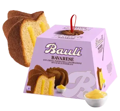 Итальянский торт Bauli Torte Bavarese с заварным кремом 700г (7717) фото 1