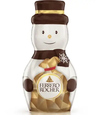 Шоколадная фигурка Снеговик Ferrero Rocher Holiday Specialties Snowman 90г (9836) фото 1