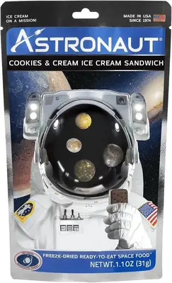 Сублимированное мороженое Astronaut Foods Cookies and Cream Ice Cream Sandwich 31г (10515) фото 1