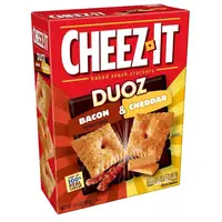 Снеки Cheez-It DUOZ Baked Snack Cheese Crackers, Bacon & Cheddar 351g