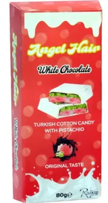 Дубайский белый шоколад Rayess Angel Hair Волосы Ангела 80г (8679) фото 1