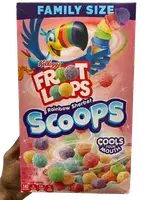 Сухий сніданок Kellogg's Froot Loops Rainbow Sherbet Scoops Cereal 351г