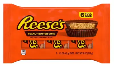 Шоколаді цукерки Reese's Chocolate Peanut Butter Cups 255г (10363) фото 1