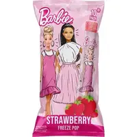 Фруктовый лёд Barbie Freeze Pop Strawberry 10x50ml