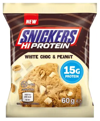 Печенье Snickers Hi Protein White Chocolate Peanut Cookie 60г (10349) фото 1
