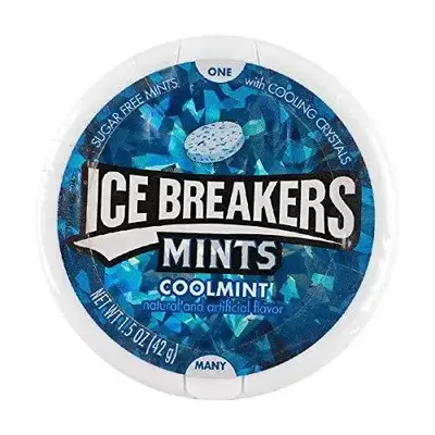 Леденцы ICE BREAKERS Mints Coolmint Sugar Free 42g (3999) фото 1
