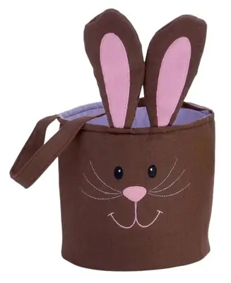 Пасхальная корзина Character Easter Bag Коричневый Кролик 1шт (10615) фото 1