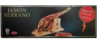 Подарочный набор Хамон с подставкой и ножом Jamon Collell Serrano 6.5 кг