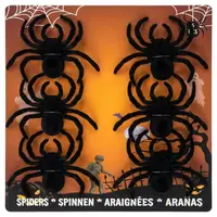 Набір декоративних павуків Halloween Spider Toy Set 6шт