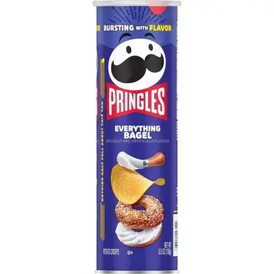 Чіпси Pringles Everything Bagel Potato Crisps Chips 158г (7012) фото 1