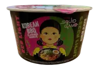 Лапша Squid Game Ramen BBQ Korean Noodles Игра в Кальмара 105г
