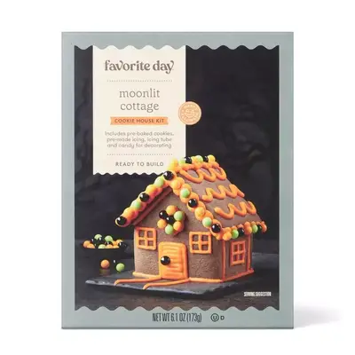 Набор для создания пряничного домика Halloween Moonlit Cottage Cookie House Kit Favorite Day 173 г (7331) фото 1