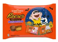 Шоколадные конфеты Reese's Peanut Butter Milk Chocolate Snoopy and Friends Halloween Candy Miniatures 281г