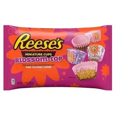 Конфеты Reese's Blossom Top with Pink Creme Valentine's Day 263g (2416) фото 1