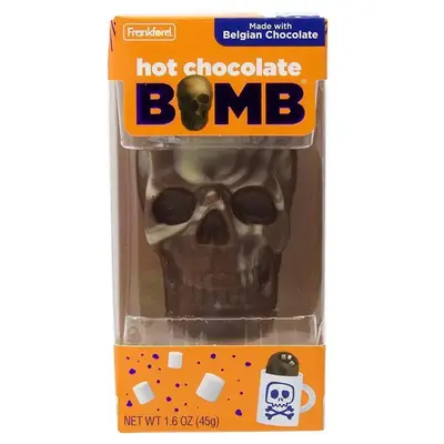 Шоколадна Бомба-Череп Skull Hot Chocolate Bomb 45g (4013) фото 1