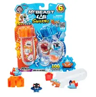 Ігровий набір з фігуркою MrBeast Lab Swarms Hyper Fusion Lava Ice Lab 6 Pack, 1шт