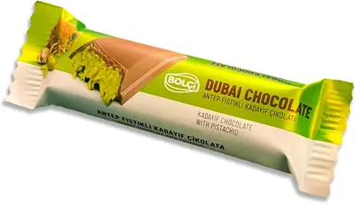 Дубайский шоколадный батончик Bolci Dubai Chocolate Bar 30г (8090) фото 1