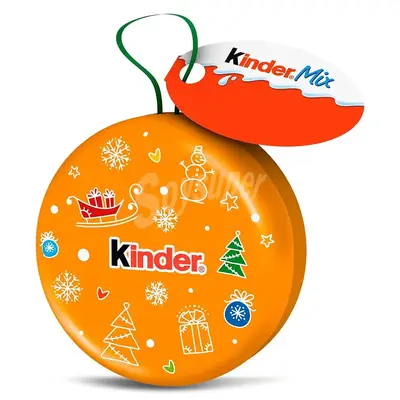 Різдвяний шоколад Kinder Mini Eggs Kinder Schokolade 34g (6033-1) фото 1