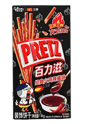 Палички Glico Pretz Samyang Buldak Classic Hot Sauce Flavor 41г (12076) фото 1