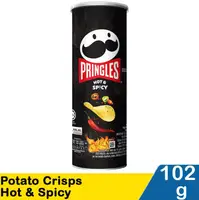 Чіпси Pringles Potato Crisps Hot Spicy 102г