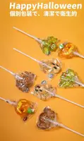Леденец на палочке Halloween Lollipop 4 разных дизайна, 1 шт