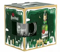 Пивний подарунковий набір з кружкою Pilsner Urquell Beer Lager Light 8шт × 0.5л