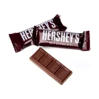 Шоколадні цукерки Hershey's Milk Chocolate Snack Size Bars 293г
