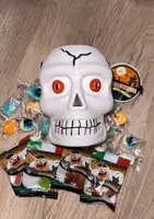 Набор желейных конфет в ведре-череп Halloween Caramelle Gommose
