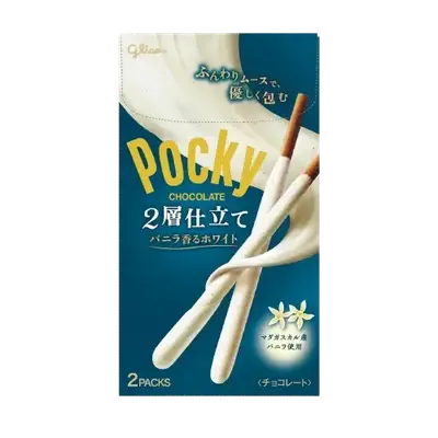 Японські палички Glico Pocky Молоко та Біла Ваніль 2шт 52г (8061) фото 1